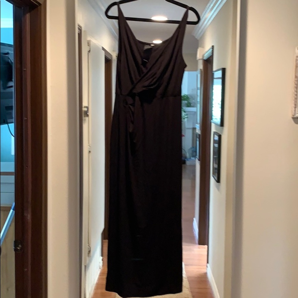 Black maxi dress